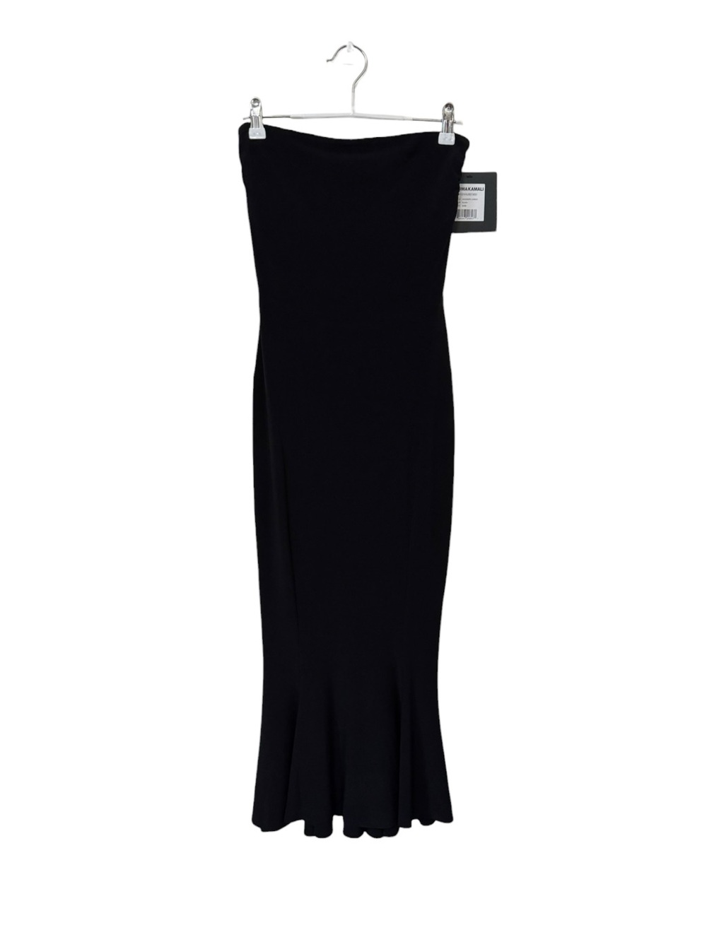 NORMA KAMALI | NWT Strapless Fishtail Dress To Midcalf in Black, Size Small - Picture 4 of 14